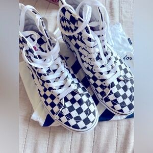 Vans Black and White Checkered Sneakers